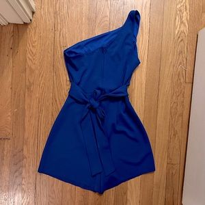 Dressy or casual women’s asymmetrical romper